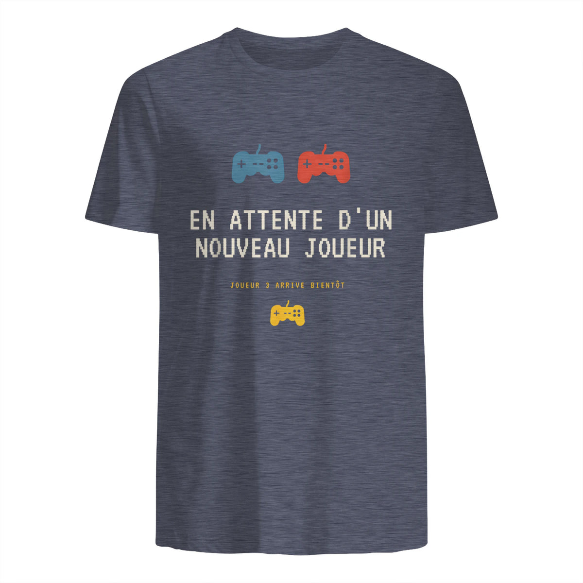 Futur Maman Futur Papa Annonce Grossesse bébé Arrive bientôt in Heather Navy - back view