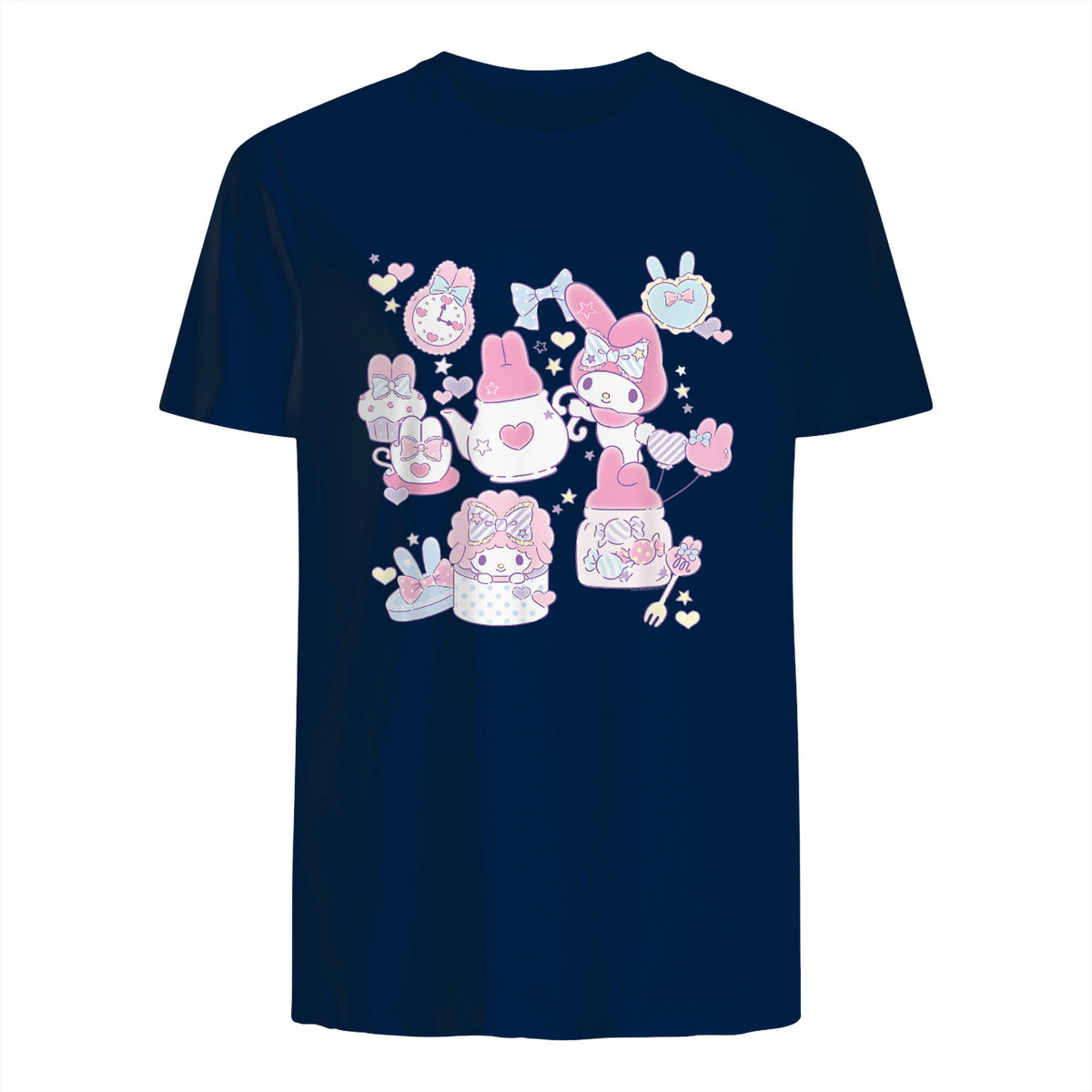Sanrio My Melody Sweet Pink Tea Party in Navy - back view