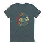 Bester Papa Der Welt Vatertagsgeschenk in Dark Heather - back view