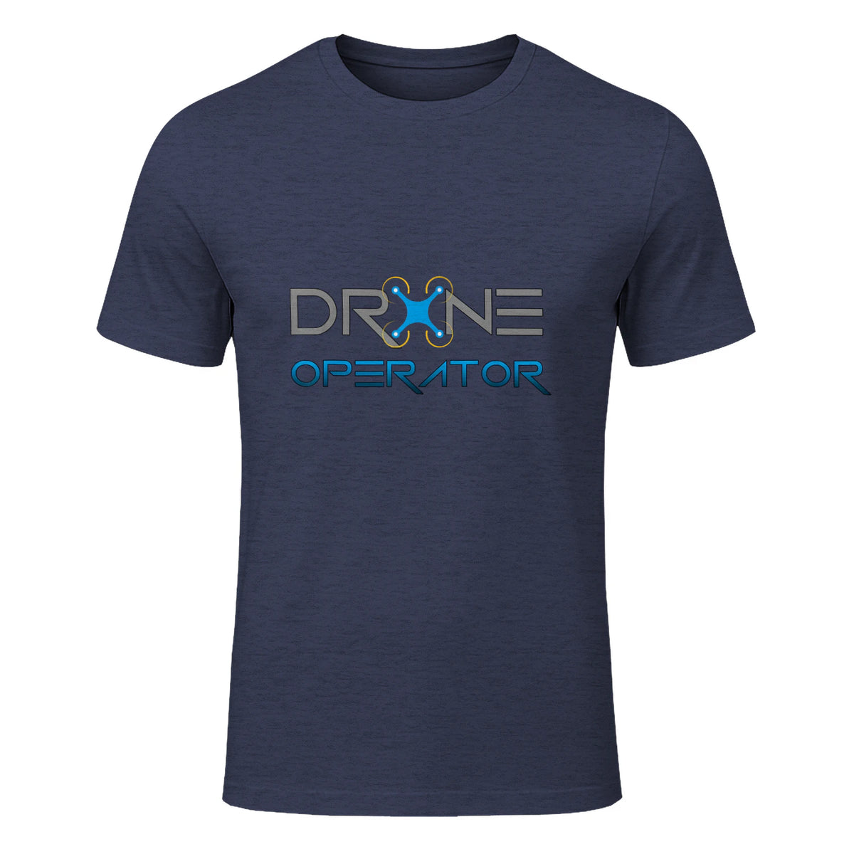 Drone Operator Aircraft Pro Expert Pilot For Men Women Idée in Heather Navy - front view