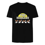 Drôle Les Beagles Beagle Dog Sitter Doggy Puppy Crosswalk in Black - back view