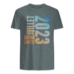 I Have Two Titles Dad And Grandad Funny Father's Day Gift Copy in Dark Heather - back view