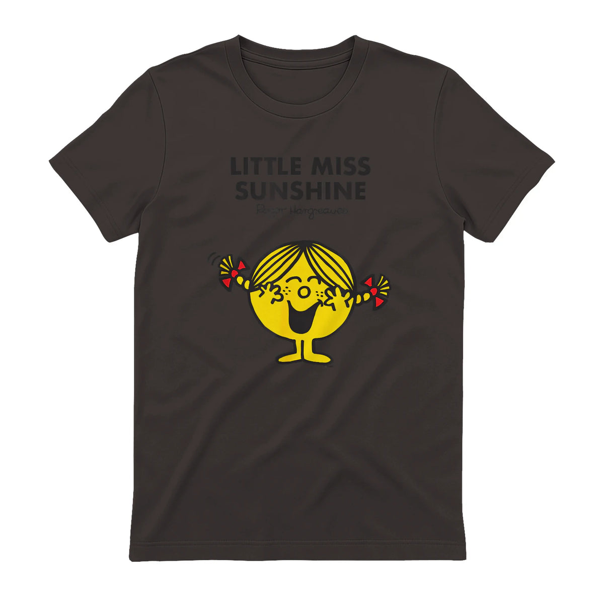 Mr. Men Little Miss Sunshine T-Shirt in Dark Chocolate - back view