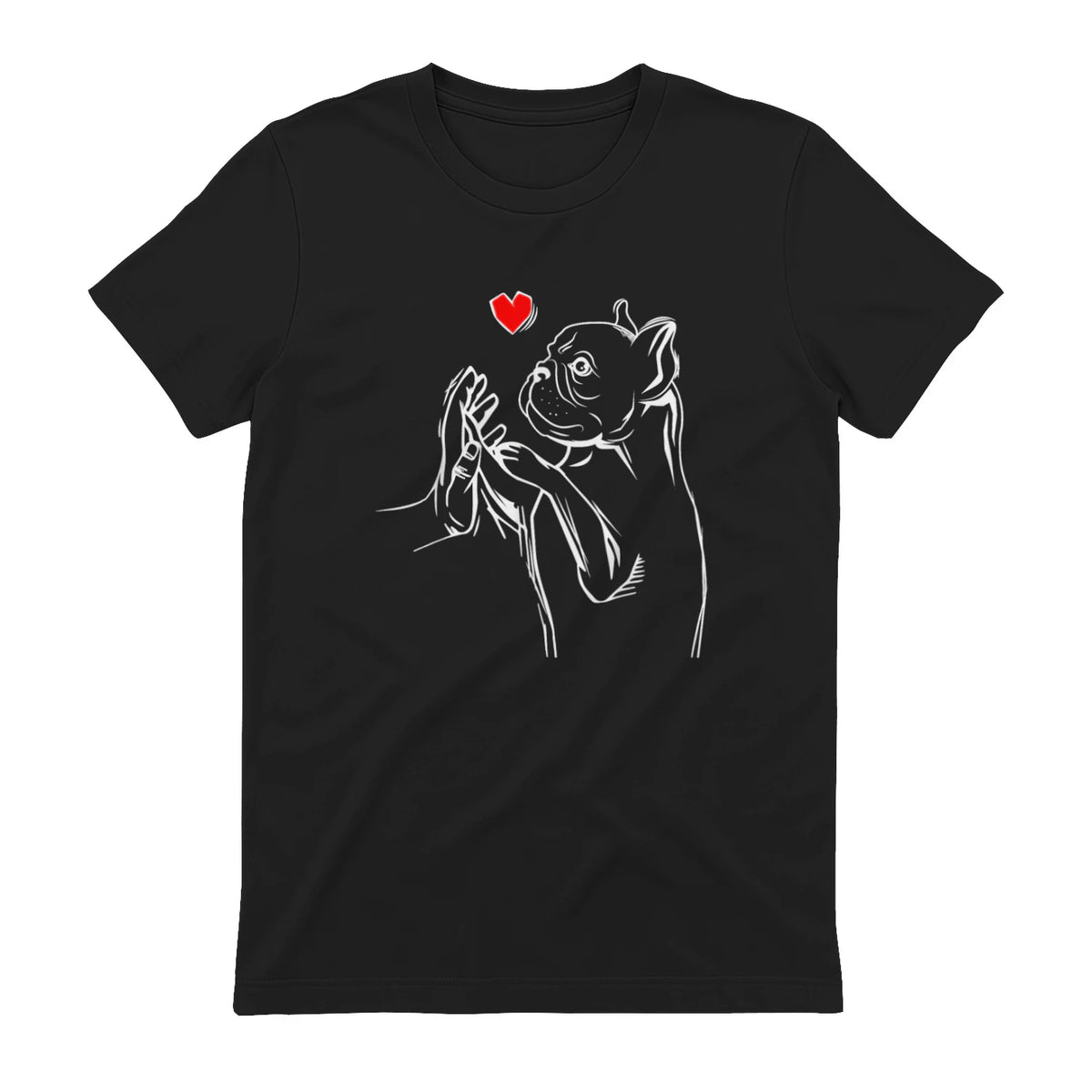 Bulldog Love in Black - back view