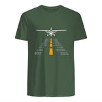 Avion RC Pilot Aéroport Piste Phonetic Alphabet Petit Avion in Military Green - back view
