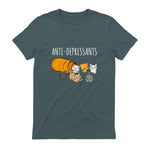 Anti-dépresseurs Chat Collection Chats Kitty Cat in Dark Heather - back view
