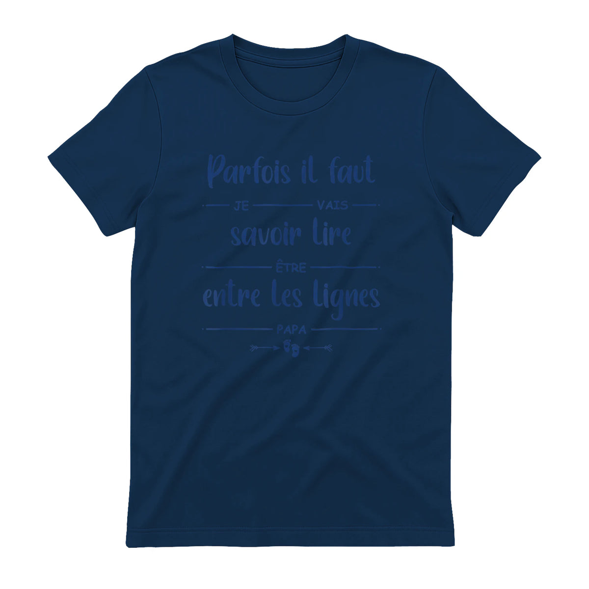 Futur Papa Annonce Grossesse bébé Je Vais être Papa in Navy - back view