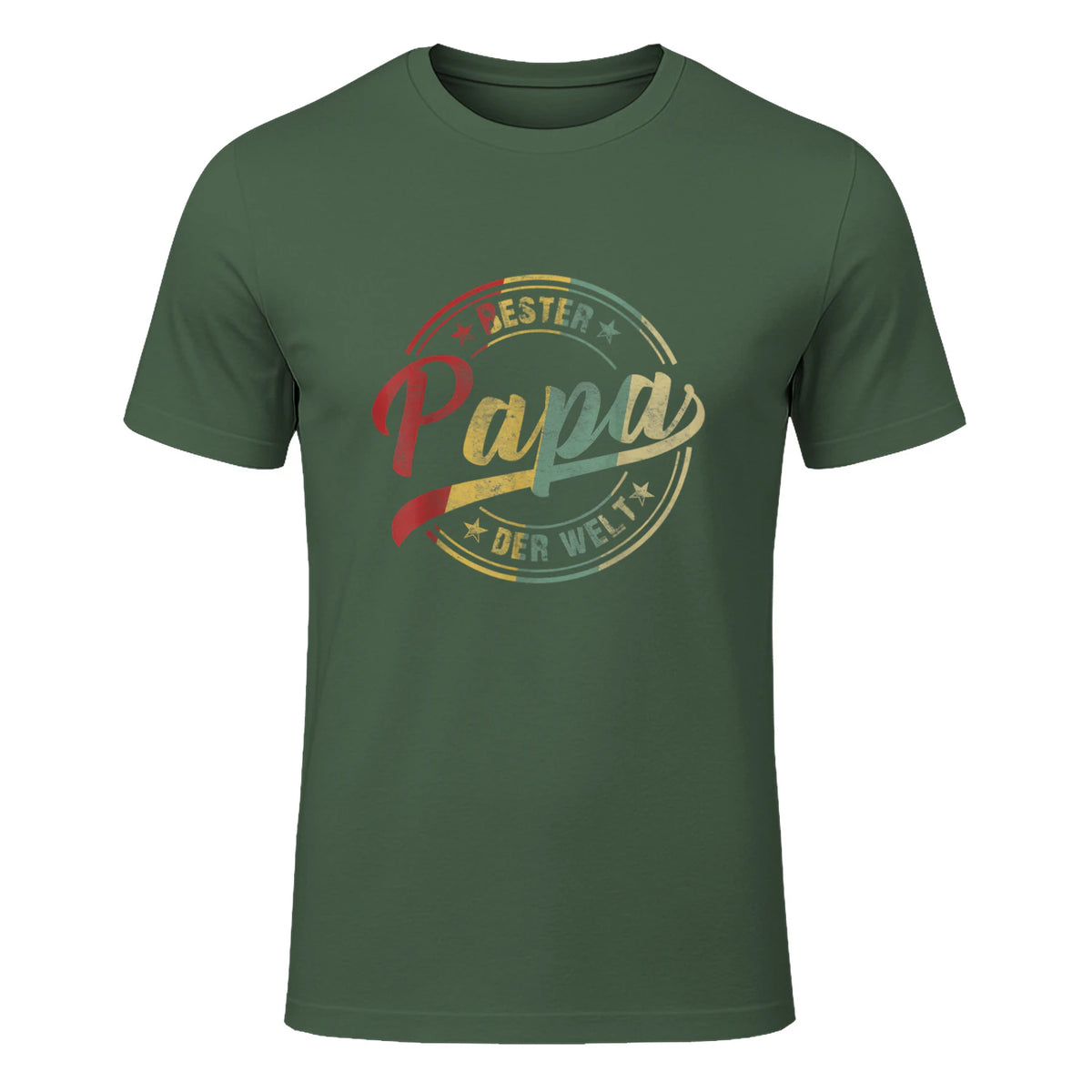 Bester Papa Der Welt Vatertagsgeschenk in Military Green - front view