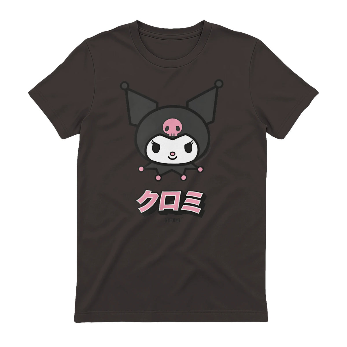 Kuromi Sanrio Character Classic Japan Design in Dark Chocolate - back view