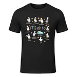 Funny It’s Ok to Be Different Autism Goose Teacher in Black - front view