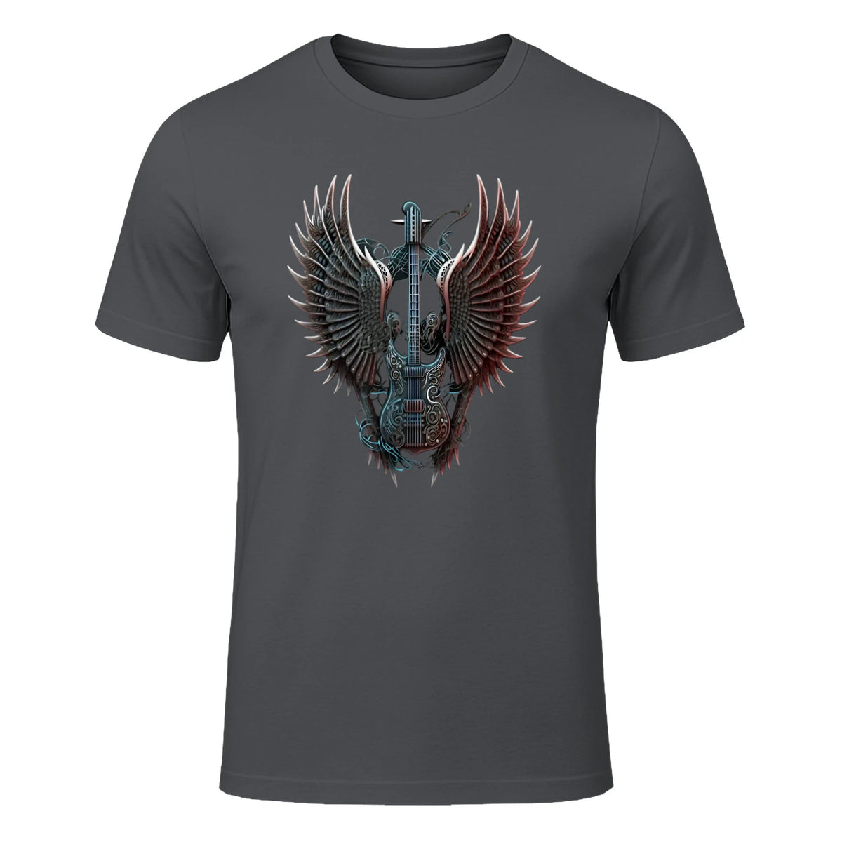 Fans de Hard Rock Vintage Music Rock and Roll Lover in Charcoal - front view