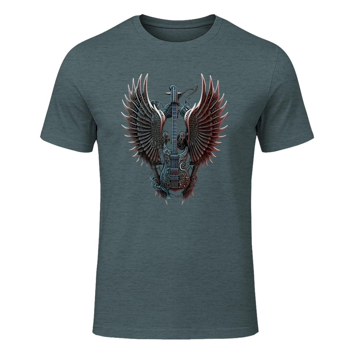 Fans de Hard Rock Vintage Music Rock and Roll Lover in Dark Heather - front view