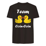 Citation Canard Enfant Humour Team Canards Coin-Coin in Dark Chocolate - back view
