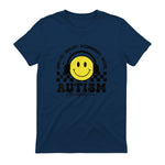Autism Awareness Acceptance Special Education Teacher Kids in Navy - back view
