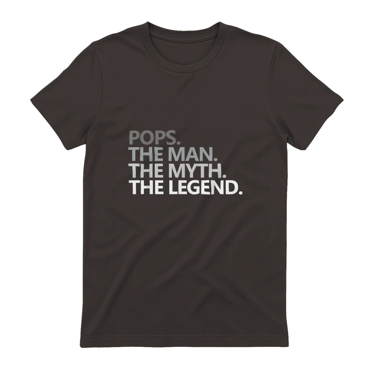 POPS GRANDPA DAD BIRTHDAY Father's Day Funny Men Gift in Dark Chocolate - back view