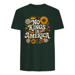 No King in America T-Shirt in Forest Green - back view