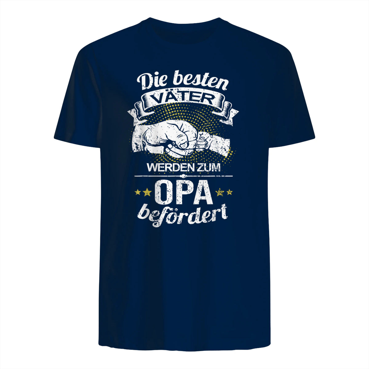 Die Besten Väter Werden Zum Opa Befördert I Geburt I Baby in Navy - back view