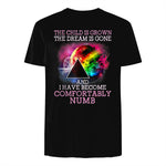 The Child Is Grown The Dream Is Gone Comfortably Number T-Shirt in Black - back view