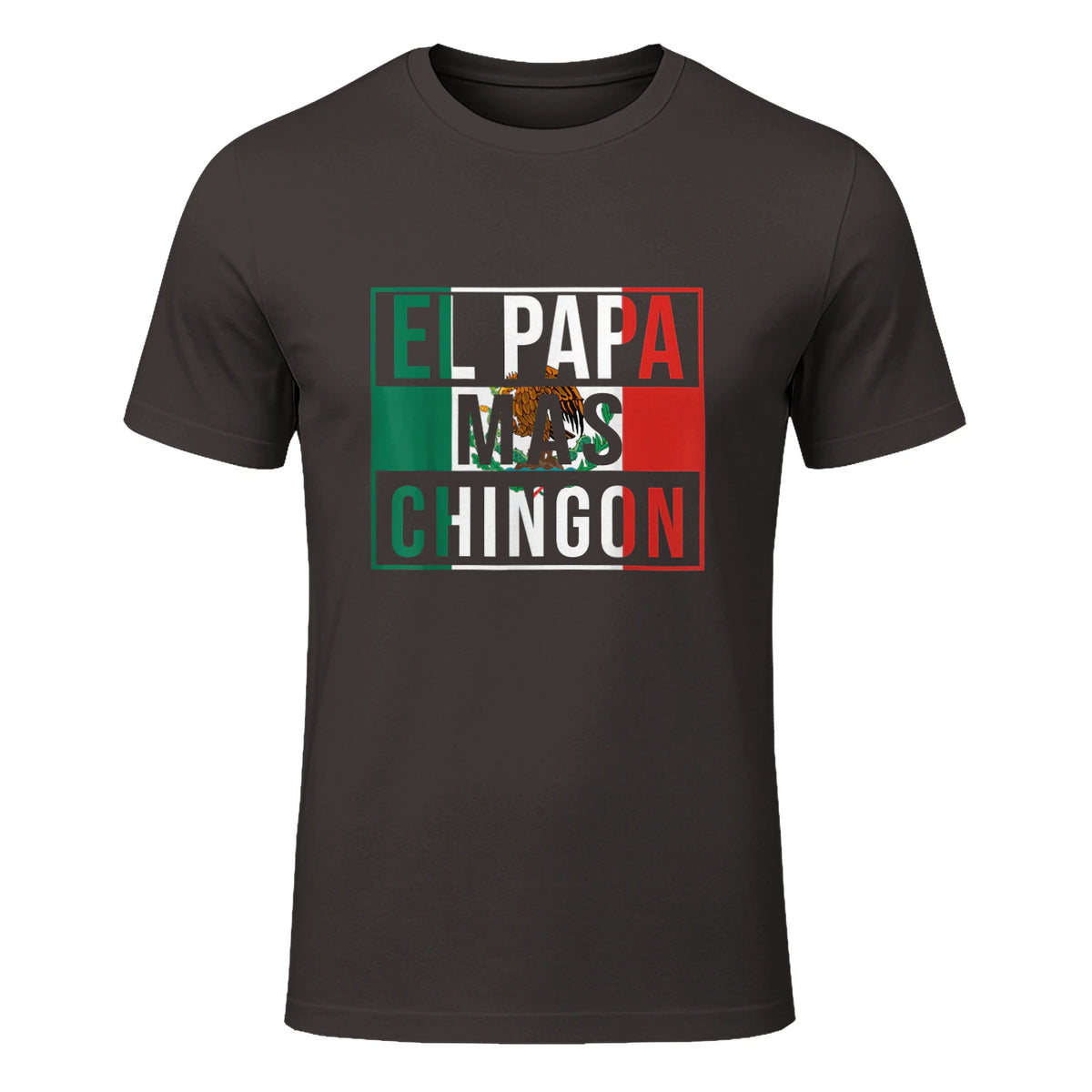 El Papa Mas Chingon - Funny best Mexican Dad Gift in Dark Chocolate - front view