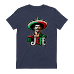 El Jefe Le Patron En Espagnol Drôle Phrase Mexicaine in Heather Navy - back view