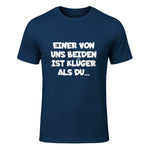 Einer Von Uns Beiden Ist Klüger Als Du in Navy - front view
