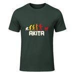 Akita Inu Evolution Chien Japon in Forest Green - front view