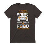 Cute Manga & Anime Merch for Anime Girls & Boys Unisex Anime Video Games Food Sushi Gaming Merch Otaku Gift Anime in Dark Chocolate - back view