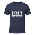 Attitude mentale positive. PMA in Heather Navy - front view