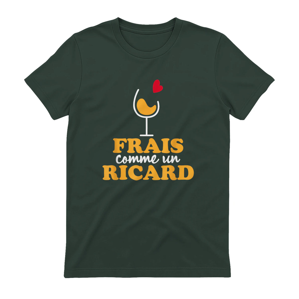 Frais comme Un Ricard - Ricard Pastis Apéro in Forest Green - back view