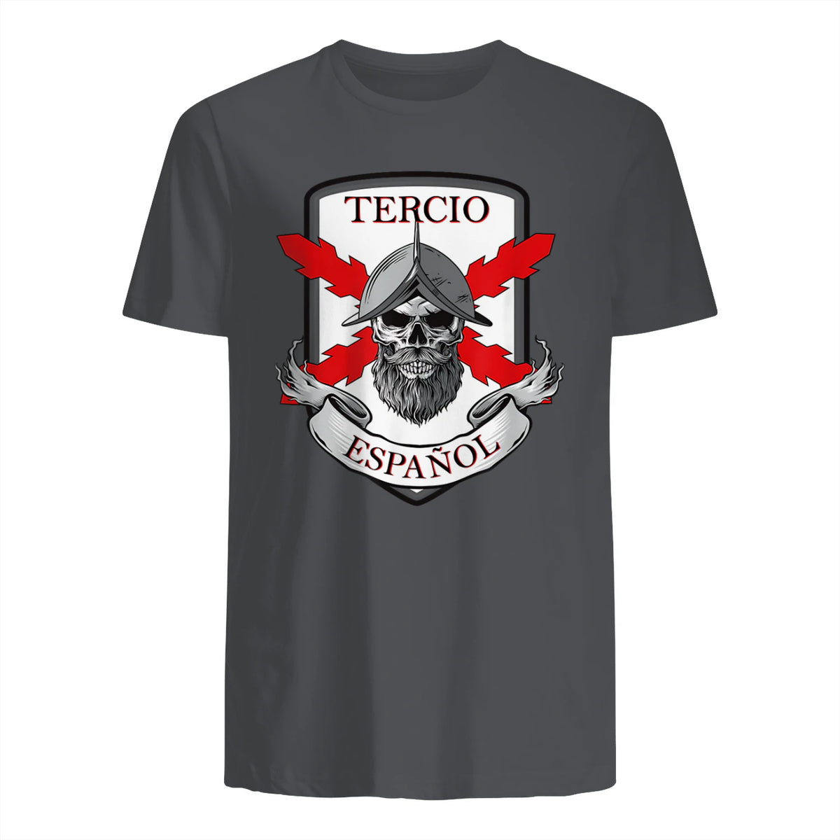 Tercero español. Soldado Calavera in Charcoal - back view