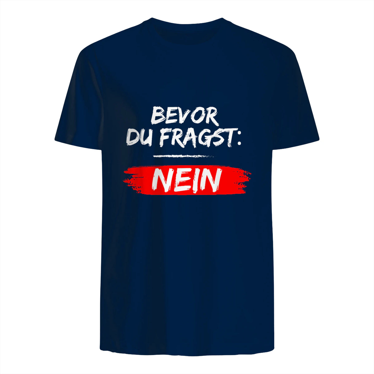 GIGATEMP Herren Männer Sprüche Lustig Witzig Schwarz Halbarm Klein EU XS Regulär Casual Funny Slogan Vat in Navy - back view