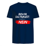 GIGATEMP Herren Männer Sprüche Lustig Witzig Schwarz Halbarm Klein EU XS Regulär Casual Funny Slogan Vat in Navy - back view