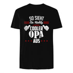 Opa SAGT So Sieht EIN richtig Cooler Opa aus Großvater in Black - back view