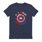 Autism is My Superpower Autism Awareness Autistic for Boys in Heather Navy - back view