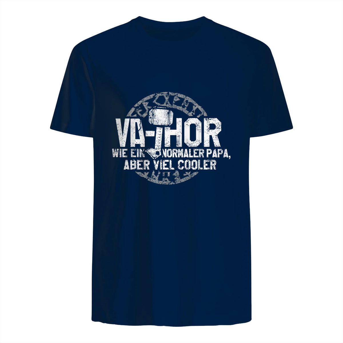 Vathor Vater Thor Cool Hammer Papa Fathor in Navy - back view