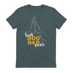 Best Dog Dad Ever Le meilleur papa chien du monde - Chiens in Dark Heather - back view