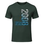 Vintage Eighteenth Birthday Gift T-Shirt in Forest Green - front view