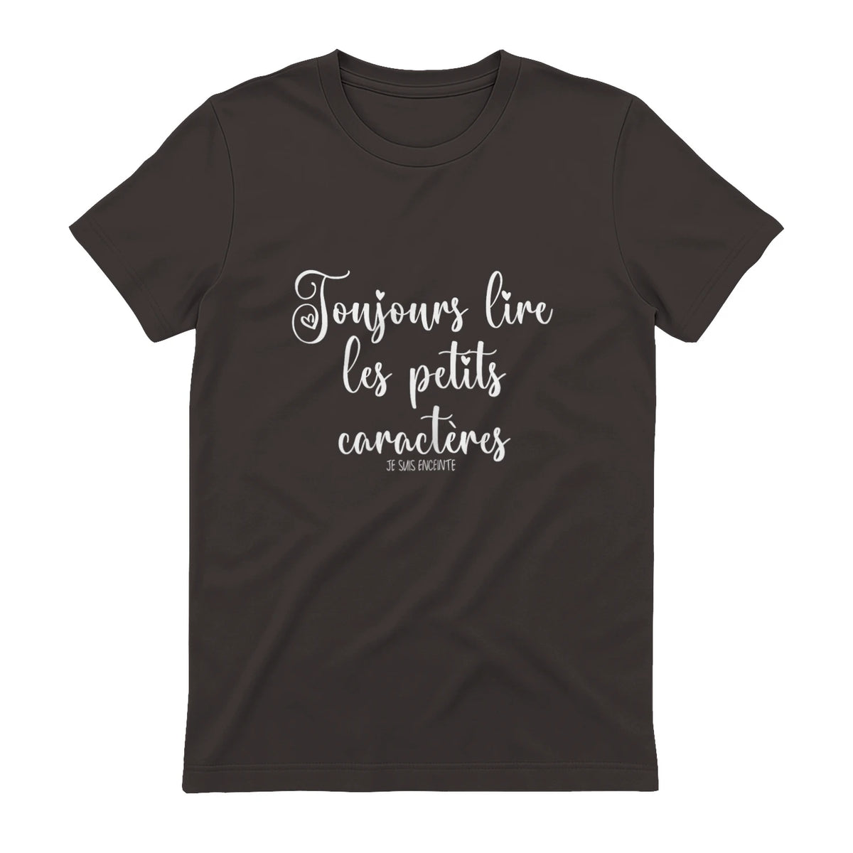 Drôle Annonce Grossesse Grand Parents Original Future Maman in Dark Chocolate - back view