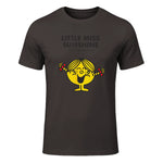 Mr. Men Little Miss Sunshine T-Shirt in Dark Chocolate - front view