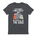 Design sur le thème des chiens pour les amoureux des chiots et les toiletteurs de chiens in Charcoal - back view