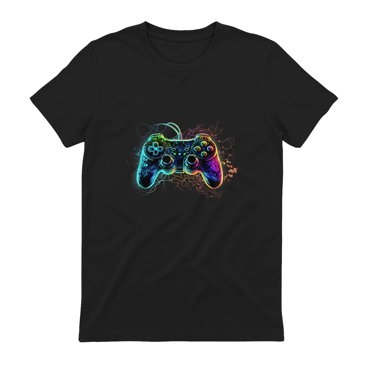 Video Game T-Shirt in Black - back view