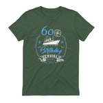 60 ans B-Day Funny 60th Birthday Cruise Group Friends in Military Green - back view