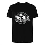 Vathor Vater Thor Cool Hammer Papa Fathor in Black - back view