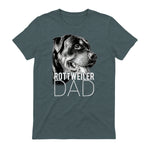 Dog Dad Rottweiler – Chiens Papa in Dark Heather - back view