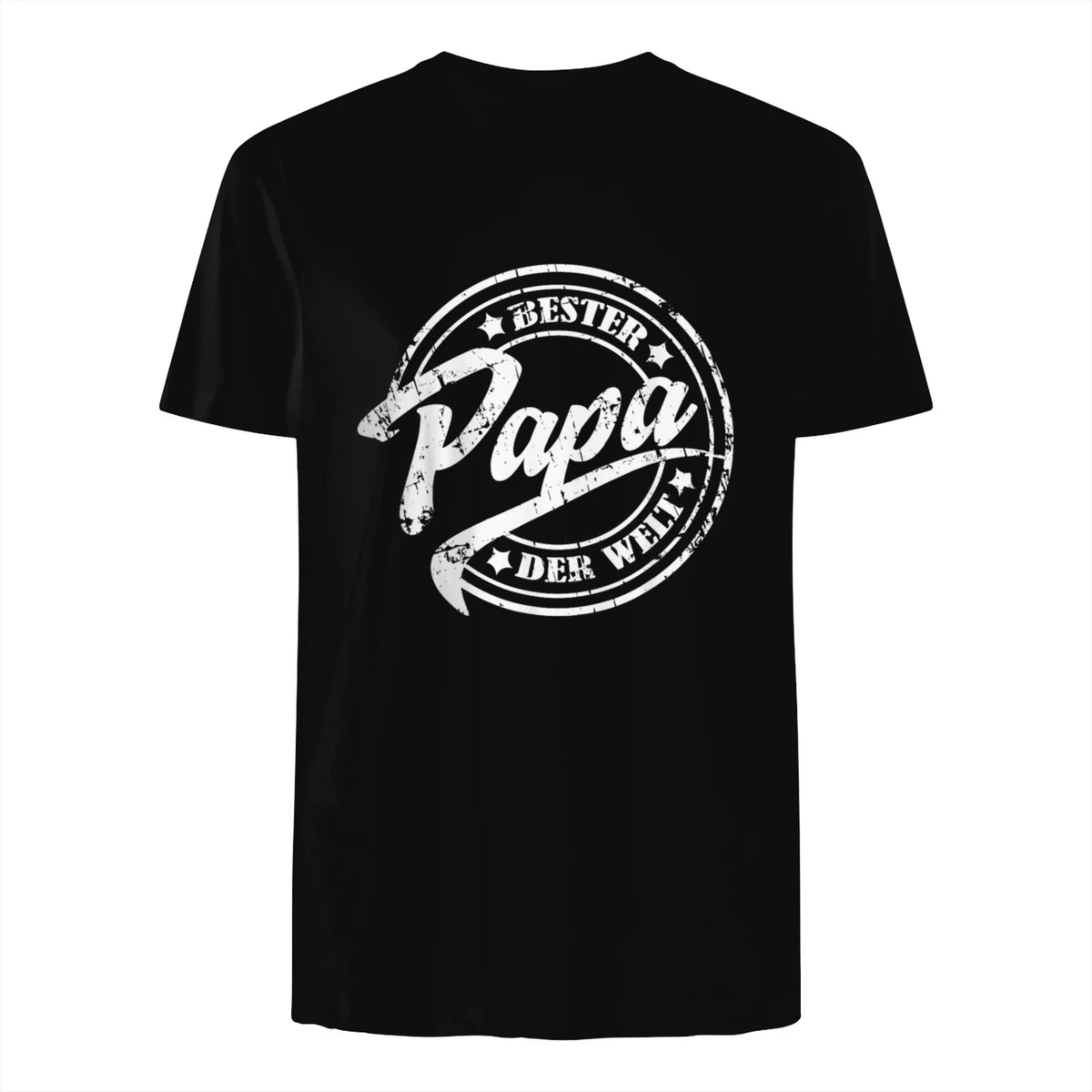 Geschenke für Papa und Opa zum Vatertag - Bester Papa der Welt, Vatertag, Vintage T-Shirt Schwarz S in Black - back view