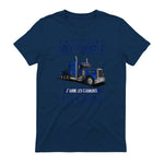 Camion et Routier, mec Simple, Chauffeur Poids Lourds in Navy - back view