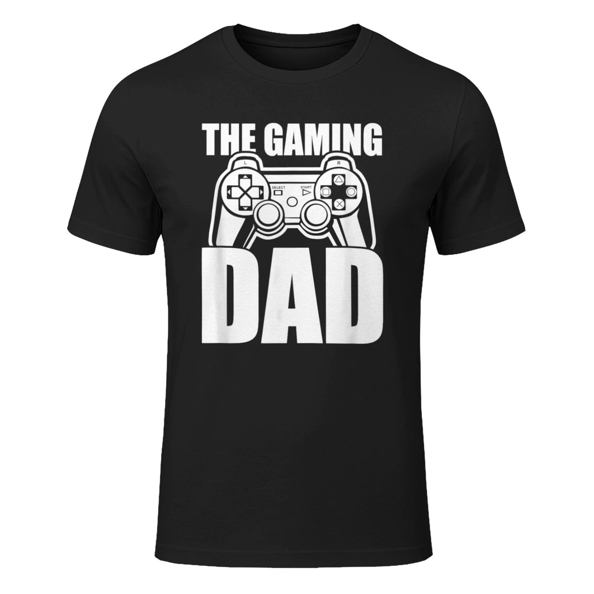 The Gaming Dad Game Controller Spruch Geschenkidee Vatertag T-Shirt in Black - front view