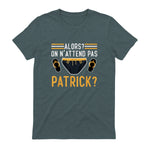 Alors on n'attend Pas Patrick in Dark Heather - back view