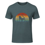 Dragon barbu - Graphique rétro - Lover vintage in Dark Heather - front view