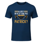 Alors on n'attend Pas Patrick in Navy - front view